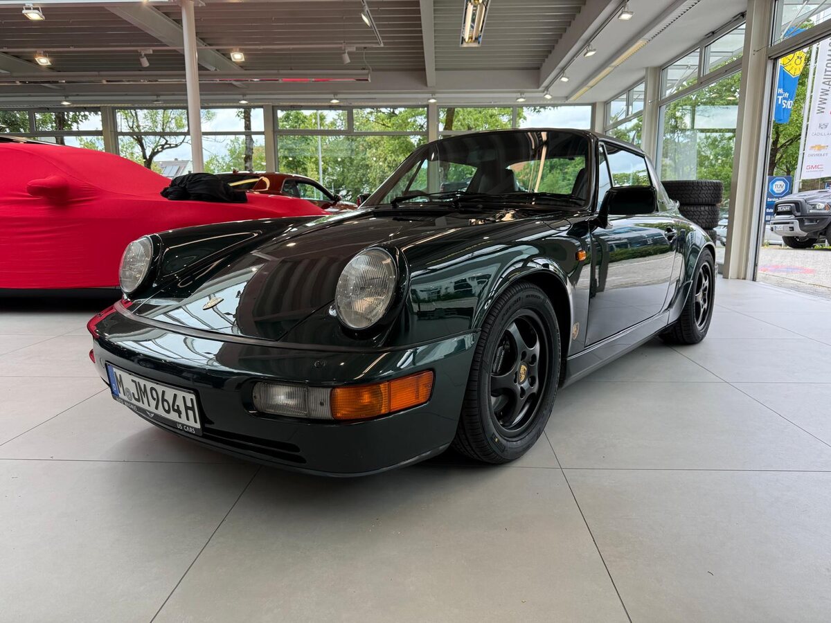 One of our air-cooled Porsche 911 Targas, ready to drive